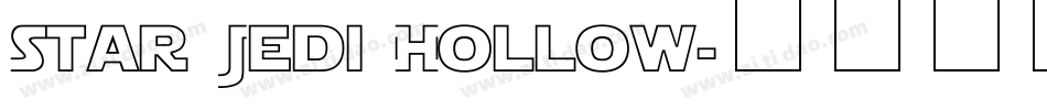 Star Jedi Hollow字体转换